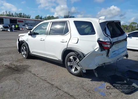 2025 Honda Pilot Ex-L from USA, damaged, VIN 5FNYG1H41SB020872